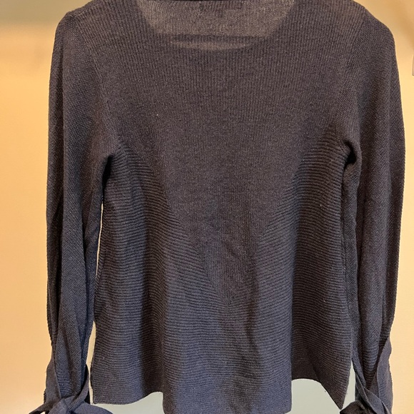 Willow & Clay Navy Flare Sleeve Sweater - Picture 3 of 3